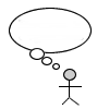 Illustration depicting thought. Illustration depicting thought.